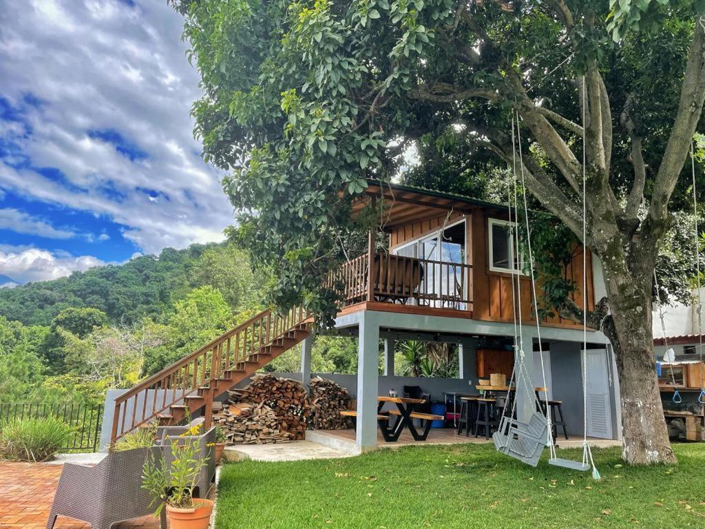 Refugio Del Volcan Casitas サン・ペドロ・ラ・ラグーナ エクステリア 写真