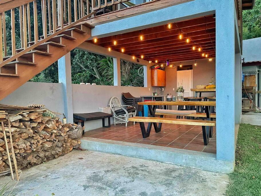 Refugio Del Volcan Casitas サン・ペドロ・ラ・ラグーナ エクステリア 写真
